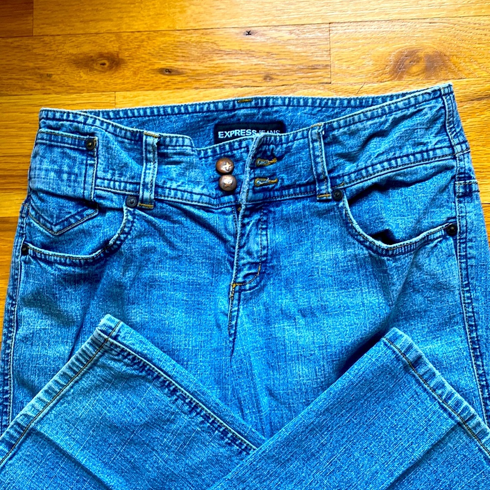 COPY - Y2K stone washed express jeans size 5/6